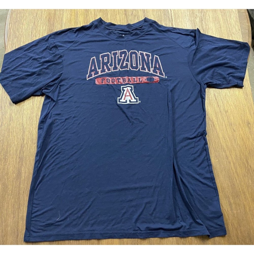 Arizona Football Blue Graphic Dri Fit Tee Badger Men's XL